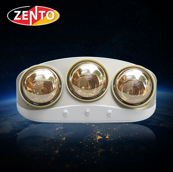 Đèn sưởi nhà tắm 3 bóng Zento ZT3-Gold