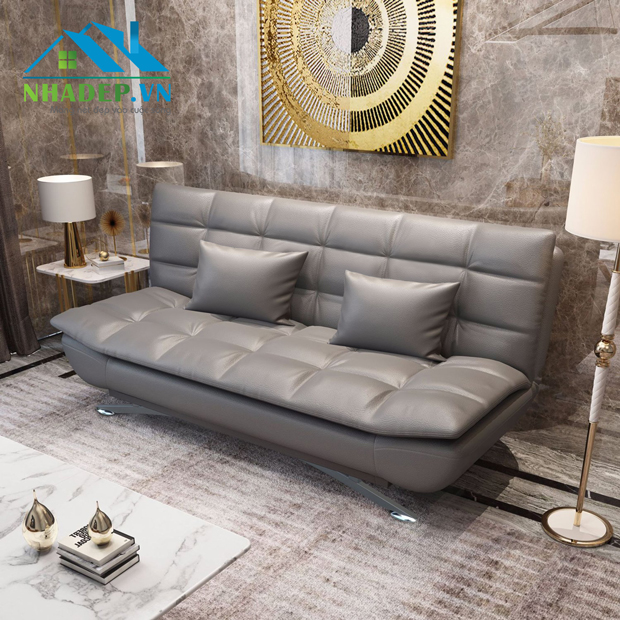 Sofa bed Nordic style cao cấp 2in1 (tặng 2 gối) FS112