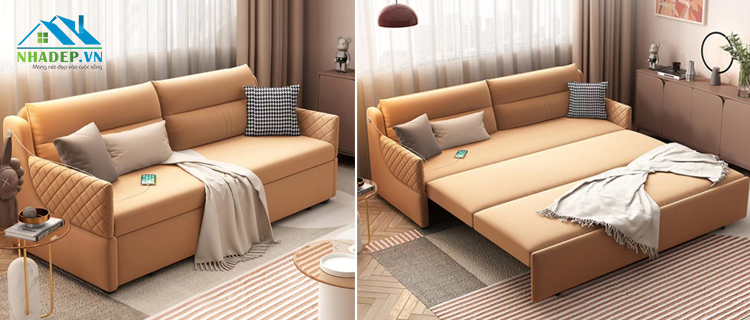 Sofa bed cao cấp Mid-Century Modern Style MF2316