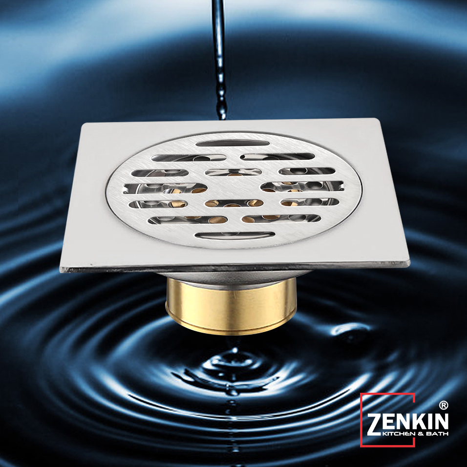 Thoát sàn Zenkin floor drain ZK9109-201-AV (100x100mm)