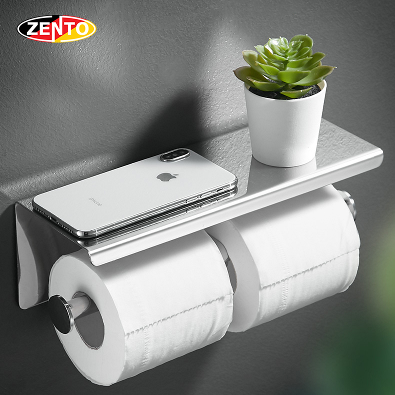 Lô giấy vệ sinh kép Zento HB1127 (Toilet paper holder)