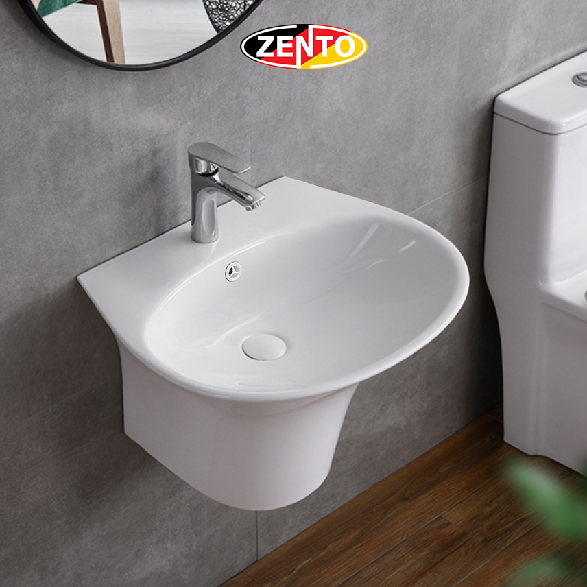 Chậu lavabo treo tường Luxury Zento LV500E-490 (7011)