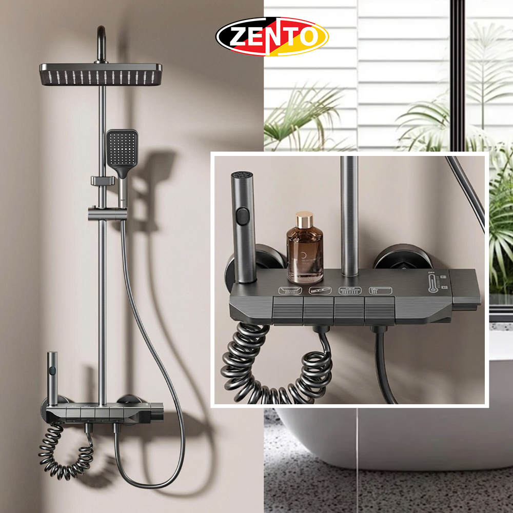 Bộ sen cây nóng lạnh 4in1 ZT8115Gr-2026 (Aluminum)