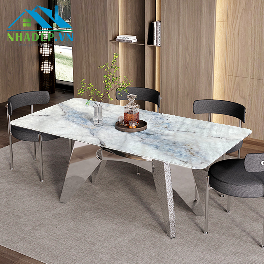 Bàn ăn mặt đá nhập khẩu Scandi Dining Table TA2390 (936)