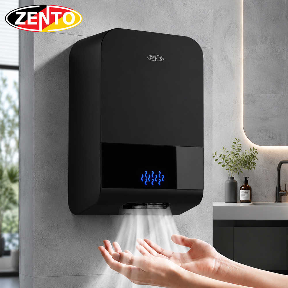 Máy sấy tay tự động Automatic Hand Dryer AHD76-Matte Black (Hot & Cold)