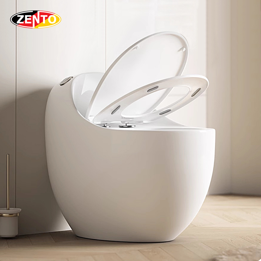 Bàn cầu 1 khối Egg-Shaped Toilet BC088 (nắp nhựa UF)