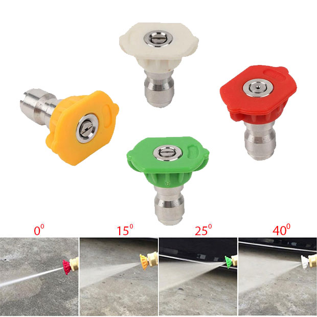 Phụ kiện máy xịt rửa xe - Bộ 4 béc phun 1/4inch PKS012