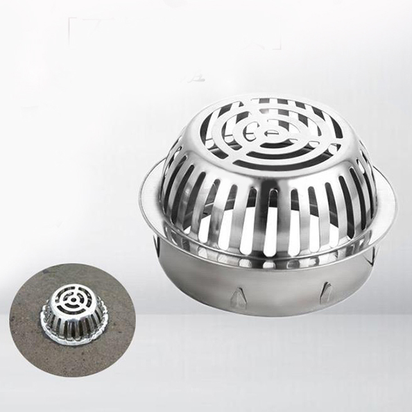 Thoát sàn ban công inox TS100-D160 (ROOF DRAIN)