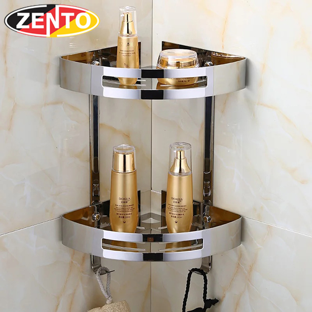 Giá góc đa năng 2 tầng Corner shelf inox HA4638-2