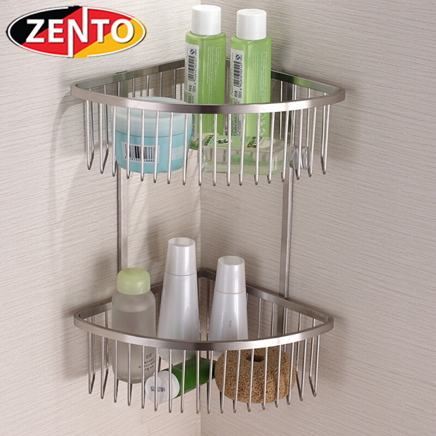 Giá góc 2 tầng inox304 Zento HC1281-2V
