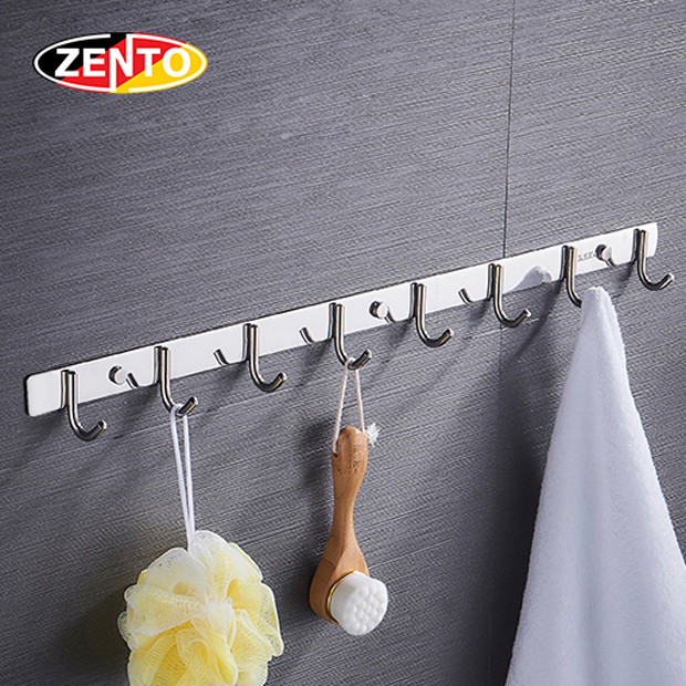 Móc treo quần áo 8 chấu Inox 304 zento HB1120-8