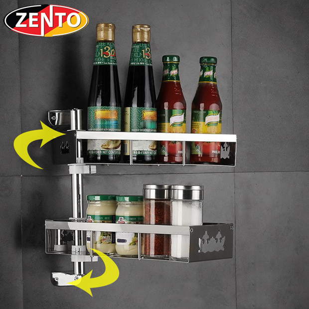 Giá để đồ đa năng 2 tầng Rotary Shelf HA4625-2