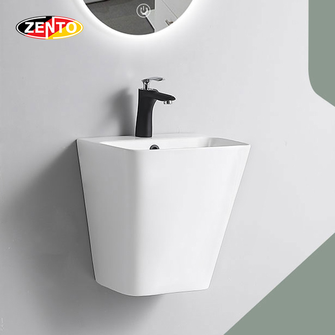 Chậu lavabo treo tường Luxury Zento LV500N-385 (5800D)