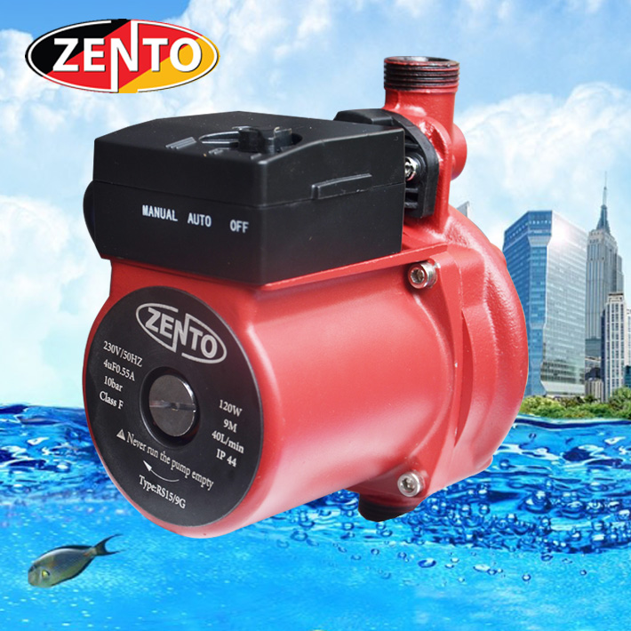 Máy bơm tăng áp Zento ZT-RS15/9G (120W)