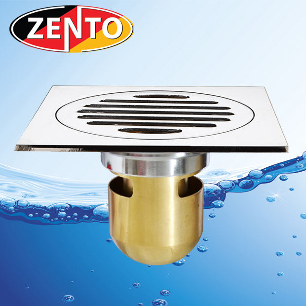Phễu thoát sàn chống mùi & côn trùng Zento ZT559 (120x120mm)