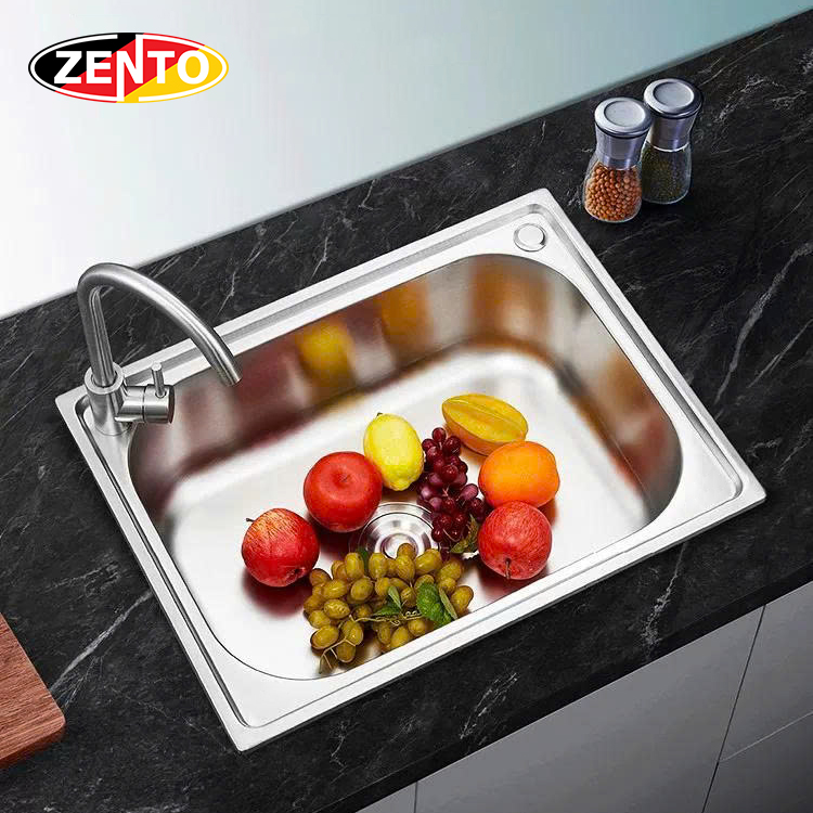 Chậu rửa chén, bát inox 1 hố SK4237-2026TM