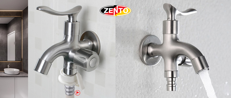 Vòi xả lạnh đa năng 2 đầu SUS723 (Washing machine faucet)