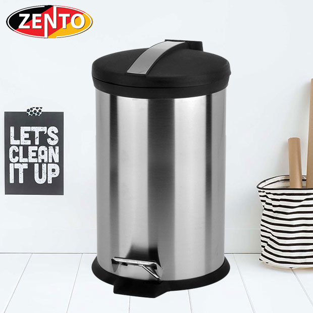 Thùng rác inox đạp chân 12L HC1290-12