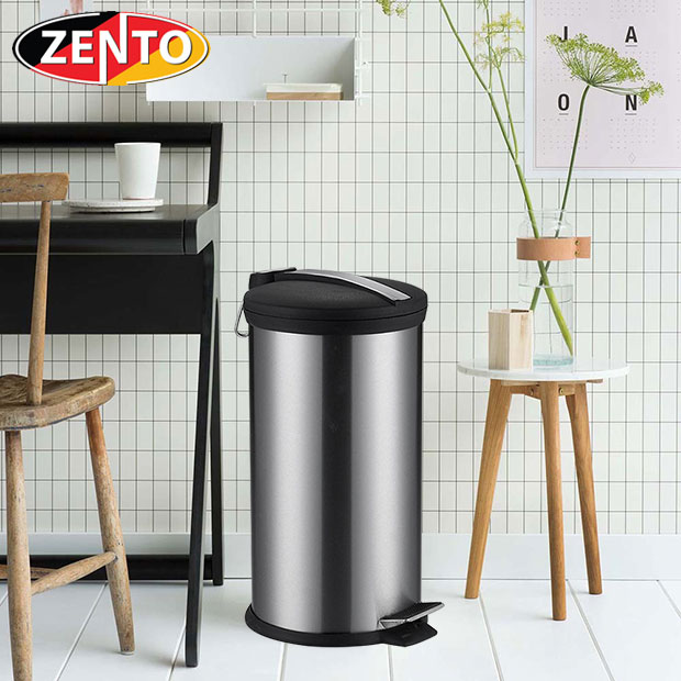 Thùng rác inox đạp chân 30L HC1290-30