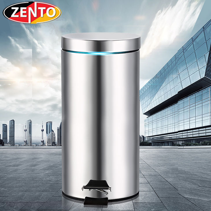 Thùng rác inox đạp chân 30L HC1270-30