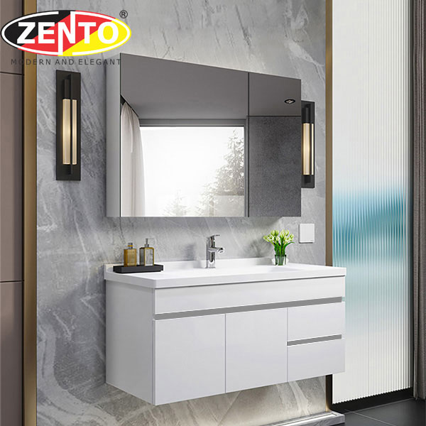 Bộ tủ, chậu, kệ gương Lavabo ZT-LV883E