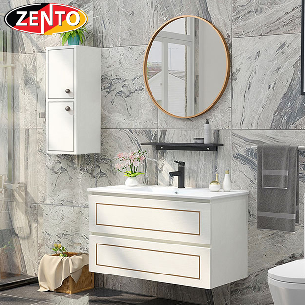 Bộ tủ, chậu, kệ gương Lavabo  ZT-LV893