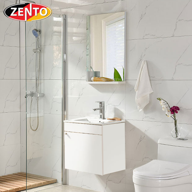 Bộ tủ, chậu kệ gương Lavabo mini ZT-LV942