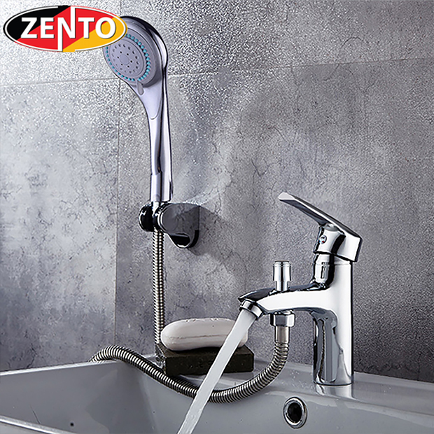 Bộ vòi chậu lavabo kết hợp sen tắm nóng lạnh Zento ZT2045