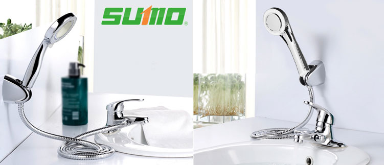 Bộ vòi chậu rửa kết hợp sen tắm nóng lạnh Sumo SM401