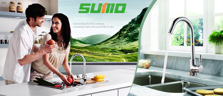 Vòi rửa bát nóng lạnh cao cấp Sumo SM804