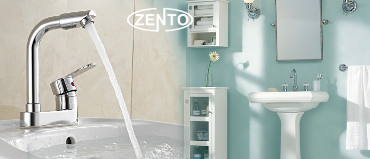 Vòi chậu rửa nóng lạnh Zento ZT2023