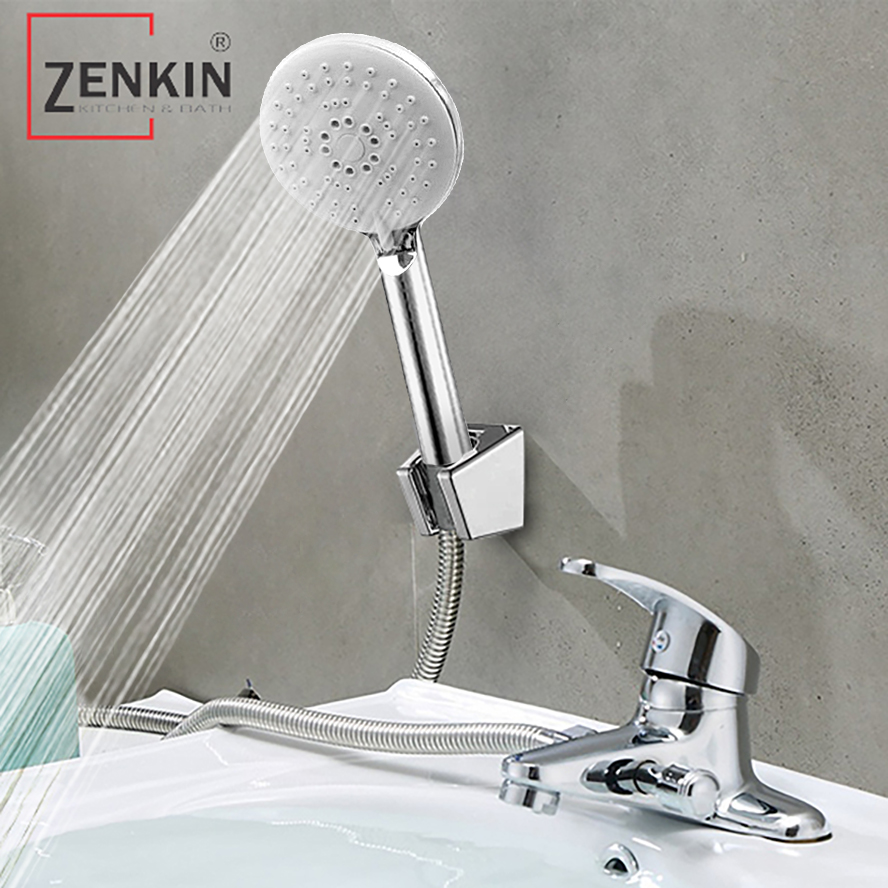 Bộ vòi lavabo kết hợp sen tắm nóng lạnh Zenkin ZK1042-2023