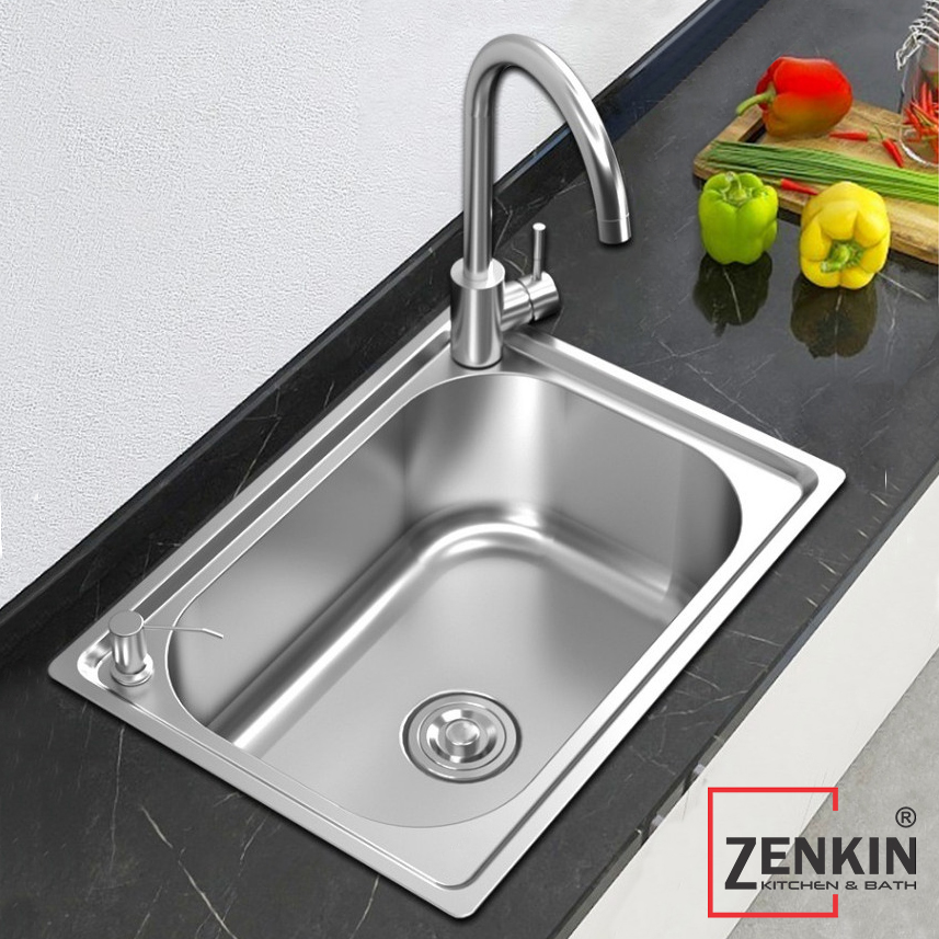 Chậu rửa chén, bát 1 hố Zenkin kitchen sink ZK4236TM