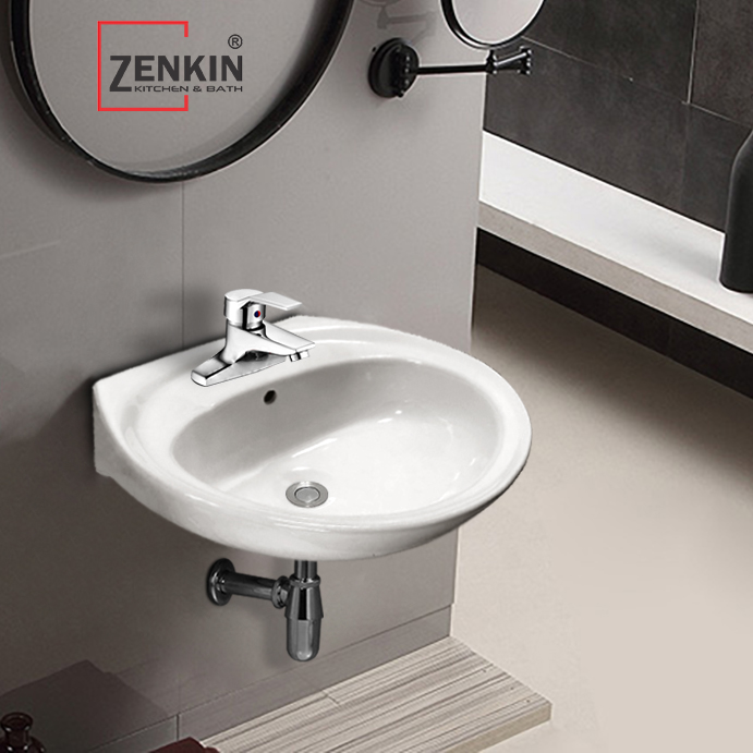 Chậu Lavabo treo tường Zenkin ZK7101